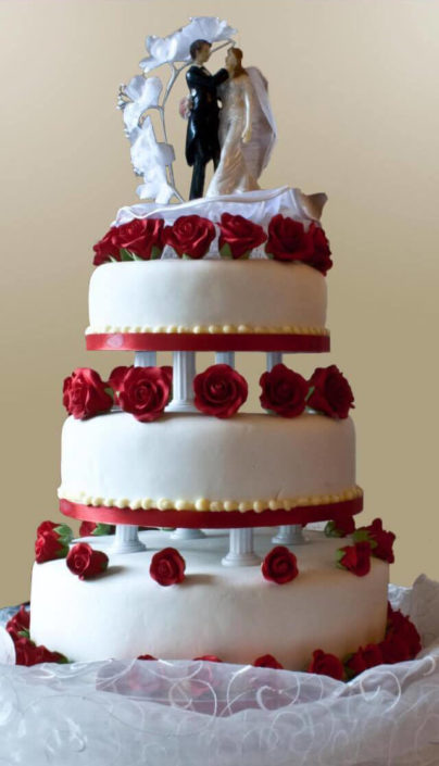Bröllopstårta 12 (Düğün pastası)